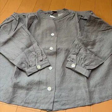 사만사 모스모스 츠하루 린넨 하오리 블라우스