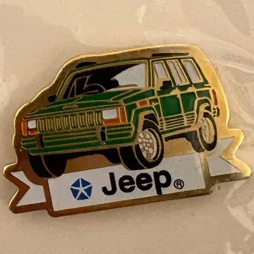 크라이슬러 지프 XJ 체로키 / 핀 배지 세이부 자동차 판매 당시 물품