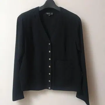 애니에스b V넥 앞 버튼 가디건