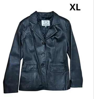 램 가죽 테일러드 자켓 블랙 XL 천연 가죽 가죽 자켓 큰 사이즈