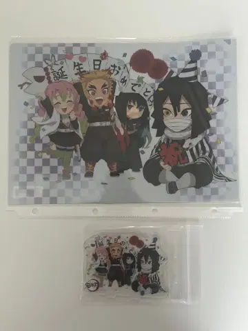 이구로 오바나이 2021 벌스데이 아크릴 스탠드 클리어 파일 설명문 필독