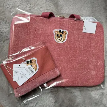 테디 브리프 케이스 파우치 세트