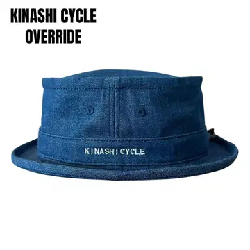 기나시 사이클 x override 데님 포크 파이 햇 58cm
