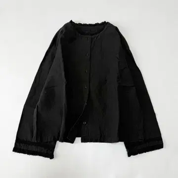 컨디션 최상 23년제 네스트로브 린넨 100 레이스 블라우스 일본제