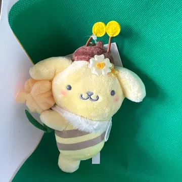 폼폼푸딩 마스코트 홀더 (꽃을 아주 좋아하는 하치 씨)