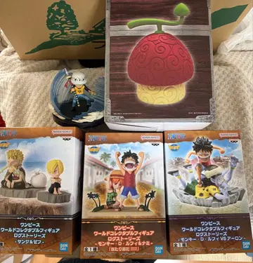 월드 컬렉션 로그 스토리 미개봉 루피 나미 아론 피규어