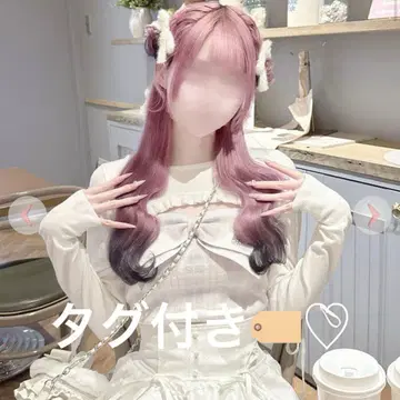 [ 가격 인하 ] HONEY MEW 빅 리본 체크 앙상블 상의