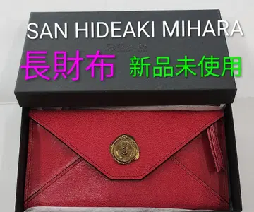 SAN HIDEAKI MIHARA 장지갑 미사용 새상품