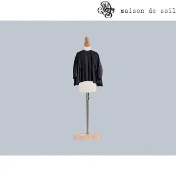 [ maison de soil ] 밴드 카라 핀턱 블라우스