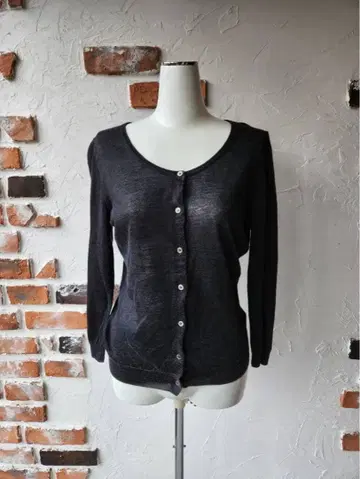 MARGARET HOWELL 8분 길이 린넨 가디건 2