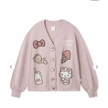 Sanrio house 스무디 가디건 핑크