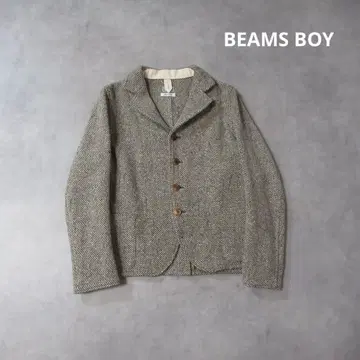 BEAMS BOY / 네이비 테일러드 자켓 캐주얼 블레이저 M