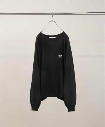 안셀름 LIGHT LOOP SWEAT SHIRT BLACK 2