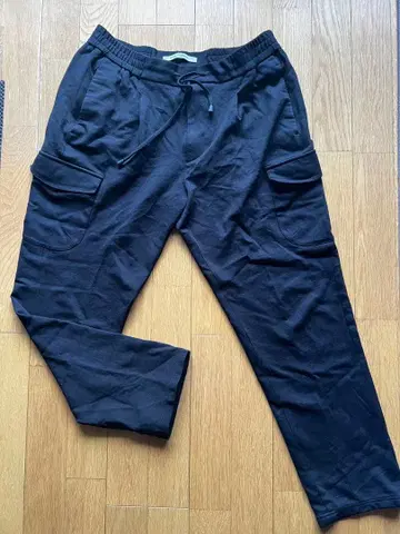 giab's ARCHIVIO 레이온 나일론 블랙 카고 팬츠