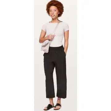 룰루레몬 와이드 팬츠 인심 58cm 블랙 2