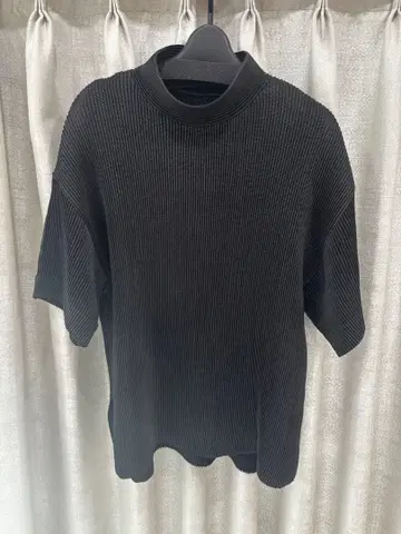 SPECCHIO 스페치오 반팔 티셔츠 블랙 사이즈 40