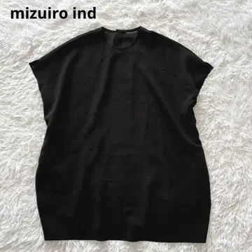 미즈이로 인드 원피스 코쿤 블랙 빅 사이즈 일본제 풀오버