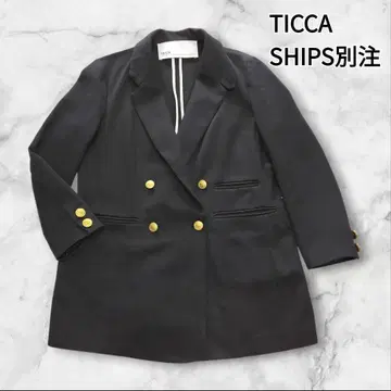 TICCA 티카 x SHIPS 별주 더블 네이비 블레이저 사이즈 1