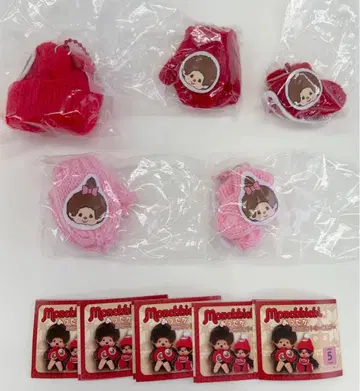 몽치치 따뜻한 미니 니트 키링 전 5종 컴플리트