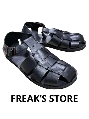 FREAK'S STORE 별주 AMIT 카우 가죽 구르카 샌들 26cm