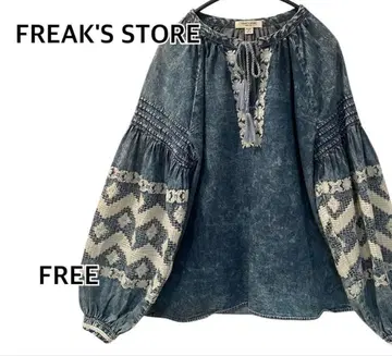 FREAK'S STORE 프릭스스토어 우크라이나 자수 블라우스 벌룬 소매