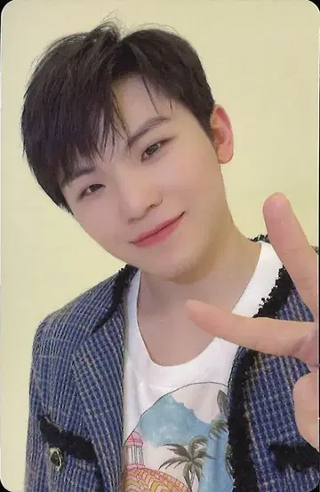SEVENTEEN WOOZI 히토리쟈나이 초회 한정판 C 트레이딩 카드