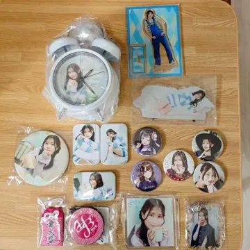 유키무라 에리 알람 시계 아크릴 스탠드 등 굿즈 세트