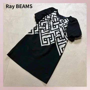 Ray BEAMS 지오메트릭 원피스