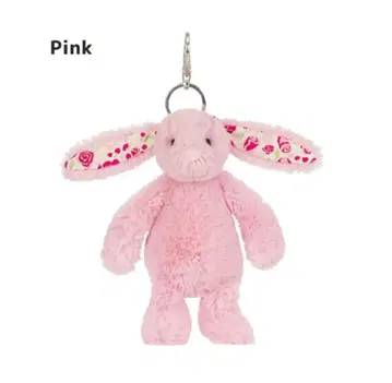 JELLYCAT 토끼 백참 핑크