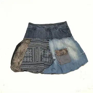 Y2K grunge 00s archive 이소재 절개 개성있는 재구축