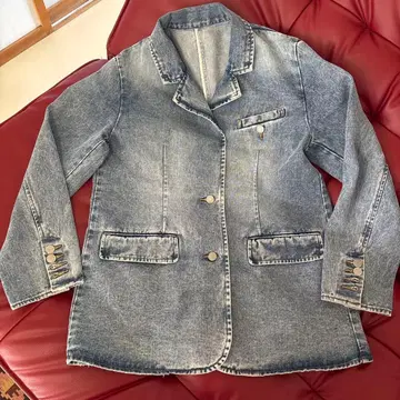 데님 블레이저 타입 자켓