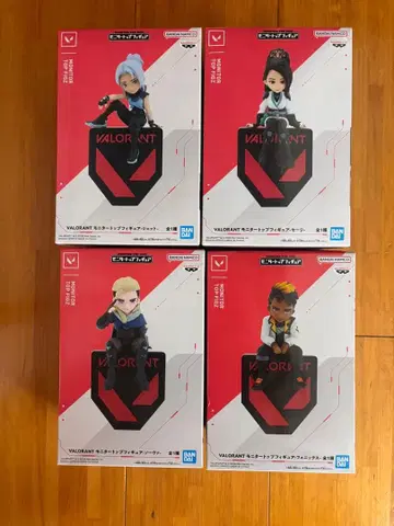 VALORANT 피규어 4체 세트