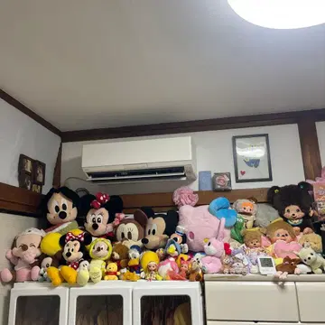 미키 미니 몽치치 봉제 인형 컬렉션