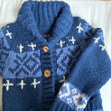 올드베티스 가디건 카우친 울 100%