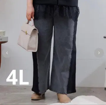 시마무라 빅 사이즈 4L 아사돈 데님