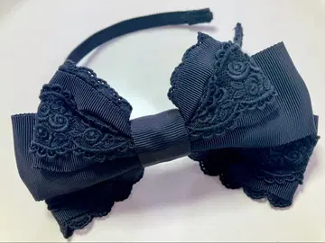 BABY, THE STARS SHINE BRIGHT 리본 머리띠 블랙