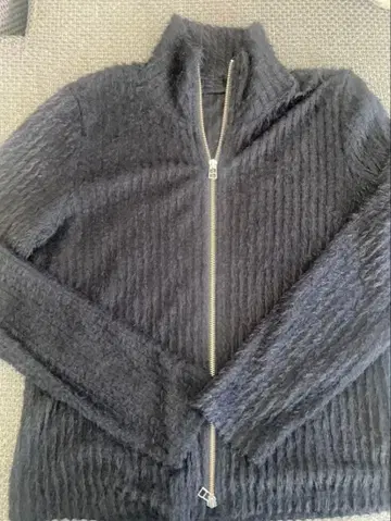 Ray BEAMS 블랙 집업 가디건 M 사이즈