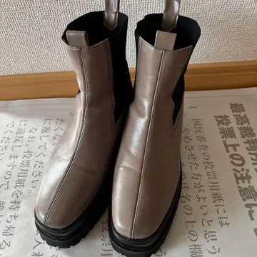 오즈모시스 OSMOSIS 스티치 플랫폼 부츠 여성용 36