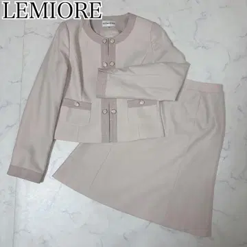 LEMIORE 세레모니 수트 여성용 13호 노카라 빅 사이즈