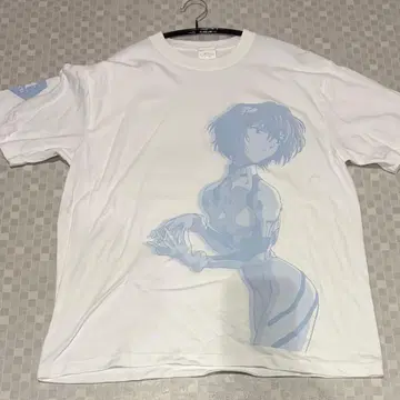 COSPA 에반게리온 아야나미 레이 T셔츠 XL 화이트