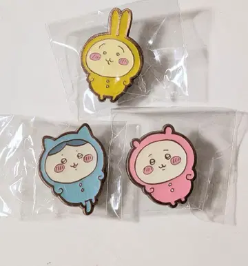 치이카와(먼작귀) 핀즈 컬렉션 파자마 파티즈 하치와레 토끼 3개 세트