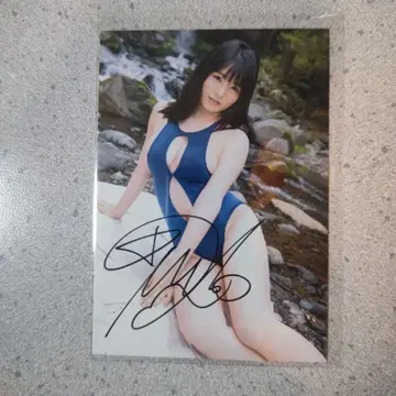 호시나 미츠키 사인 포함 사진 L판