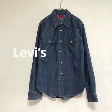 리바이스 Levis 웨스턴 데님 셔츠 인디고 여성용 S