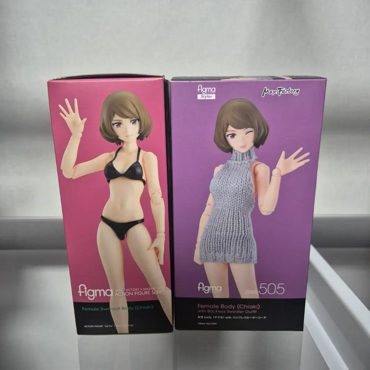 Figma 505 Female Body (Chiaki) Avec Pull Dos Nu - Max Factory - NEUF