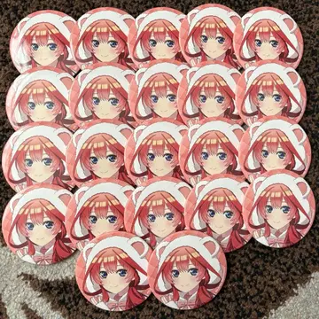 나카노 미쿠 5등분의 신부 캔뱃지 22개 복슬복슬