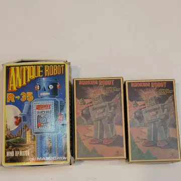 R-35 앤티크 로봇 스모킹 로봇 3개 세트
