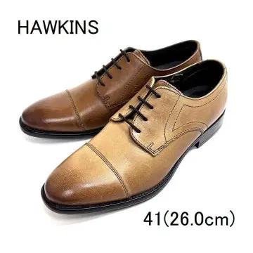 미사용품 호킨스 스트레이트 팁 가죽 비즈니스 슈즈 26cm