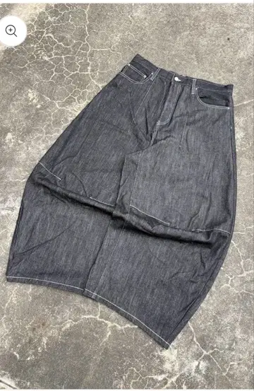 즉시 완판 BELVET 배기 데님 그레이