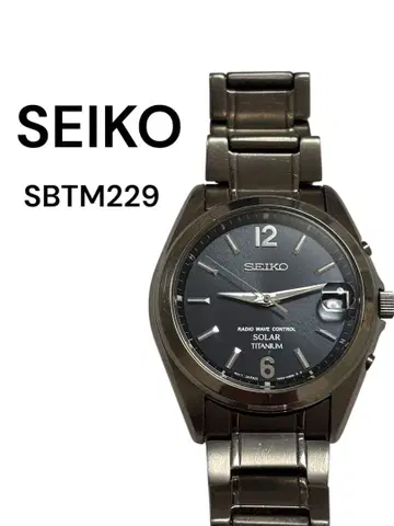 SEIKO SBTM229 솔라 전파 티타늄