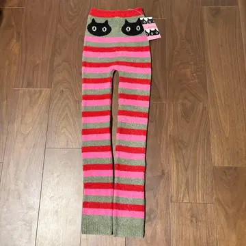 와코루 마타노 아츠코 모직 팬츠 룸웨어 M-L 빨간색 계열